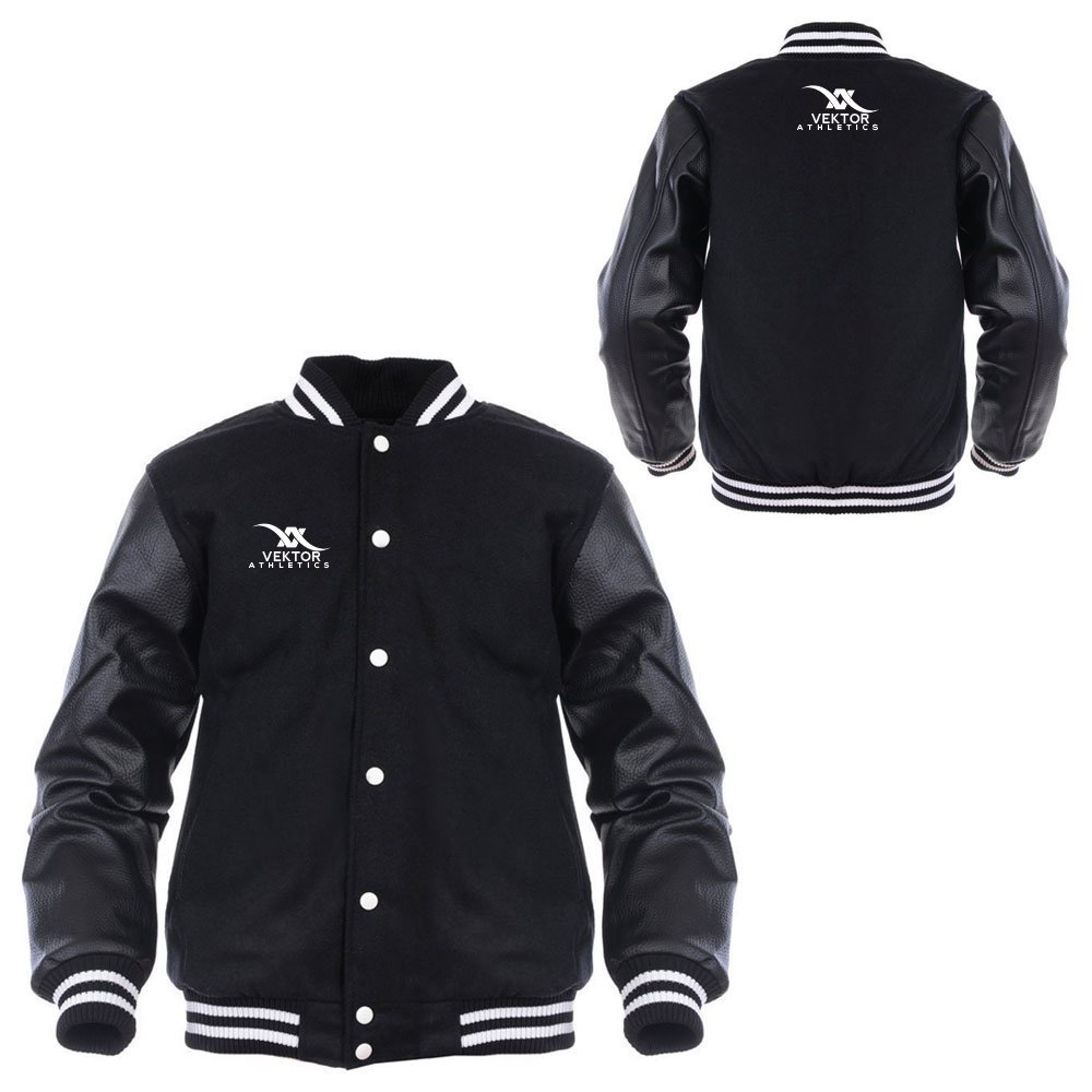 premium varsity jacket casual streetwear by Vektor Athletics