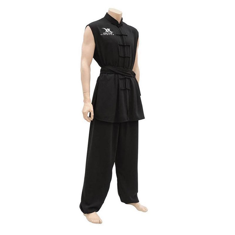 traditional frog buttons kung fu suit uniform