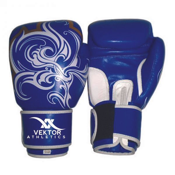 athlete wearing boxing gloves training