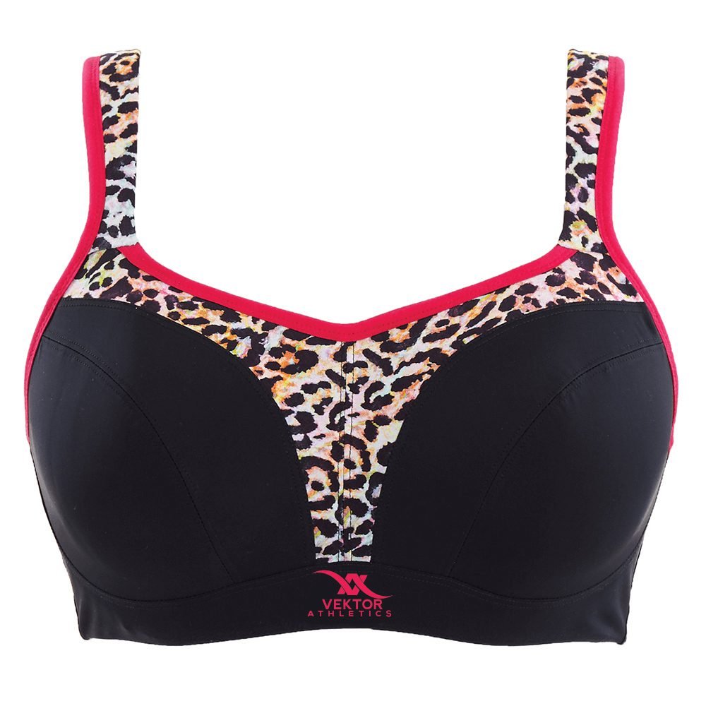 Women’s high support gym sports bra for fitness training by Vektor Athletics