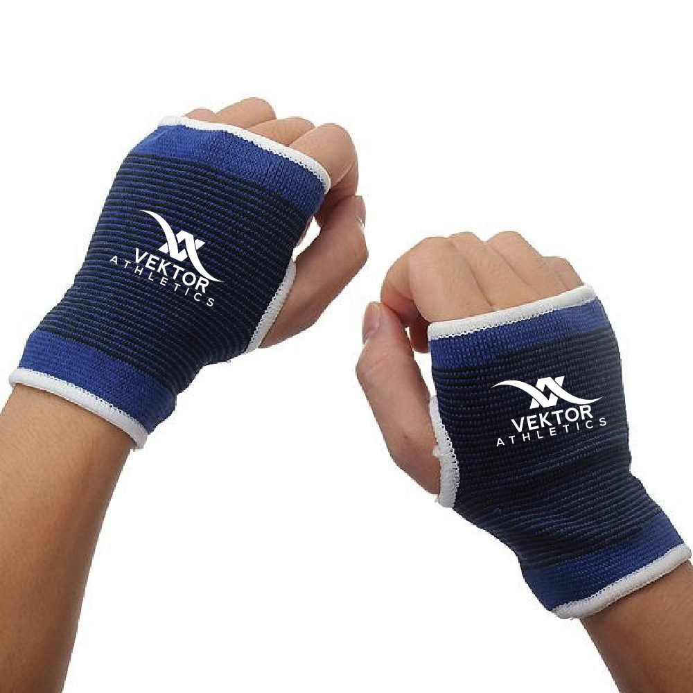 Durable wrist wraps designed for stability and support during heavy lifting.