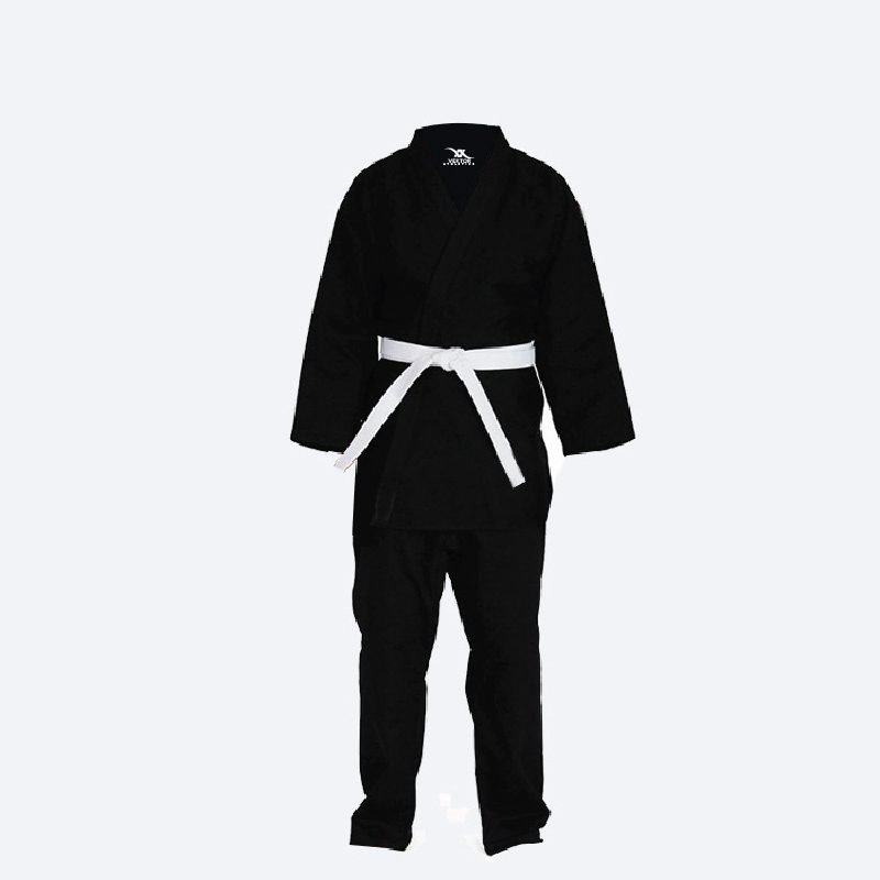 athlete wearing judo suit during practice