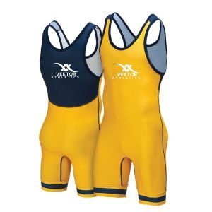 custom singlet manufacturer wrestling singlet front view