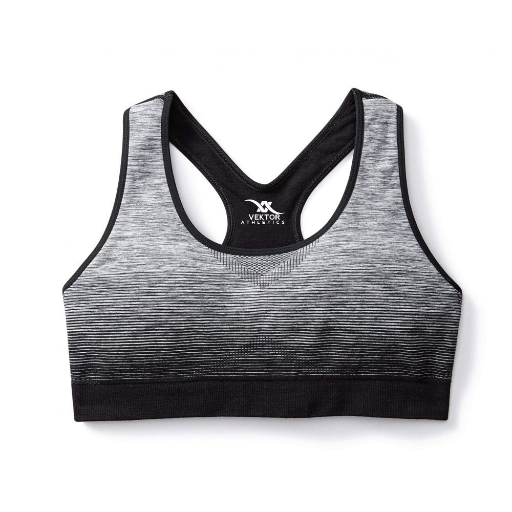 gym bra manufacturer sports bra front view