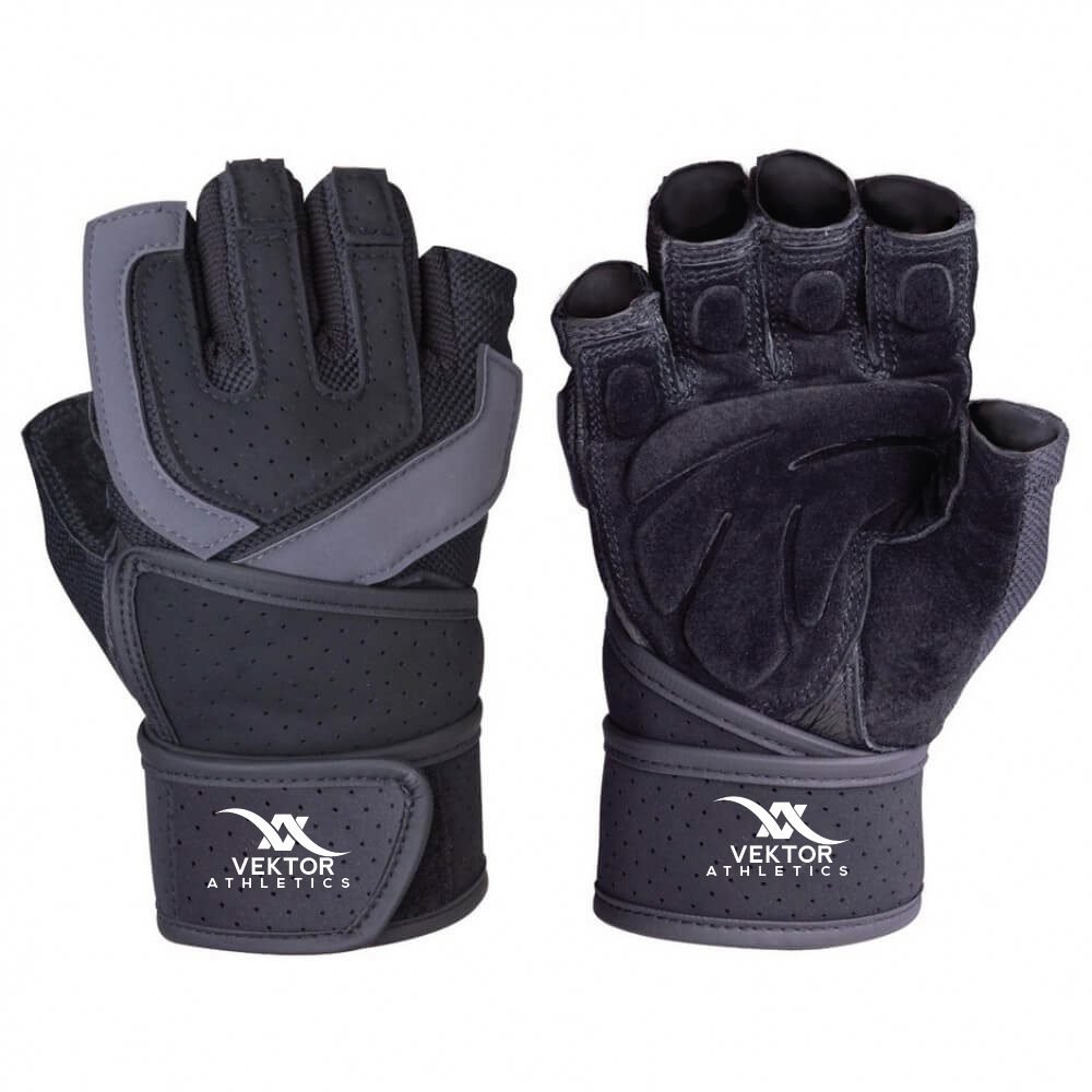 breathable gym gloves for weightlifting and fitness training by Vektor Athletics